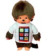 Monchhichi Monchhichi Jongen Met T-Shirt Smartphone 20 cm