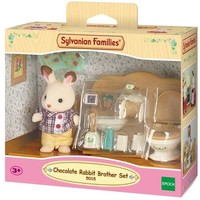 Sylvanian Families Set Broer Chocoladekonijn met Badkamer