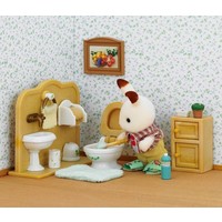 Sylvanian Families Set Broer Chocoladekonijn met Badkamer