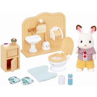 Sylvanian Families Set Broer Chocoladekonijn met Badkamer