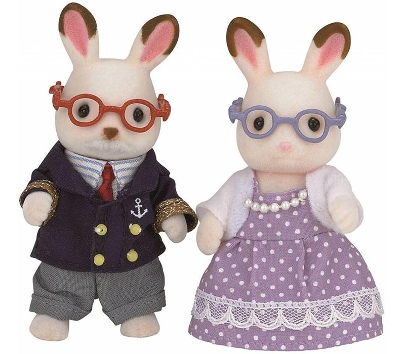 Sylvanian Families Chocolate Rabbit Grandparents