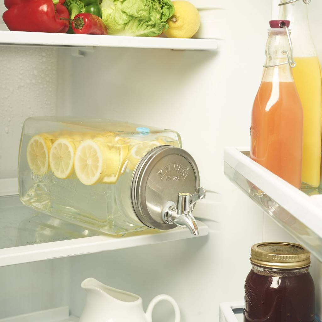 Kilner distributeur de réfrigérateur 3 litre, 32.7 x 14 x 18 cm