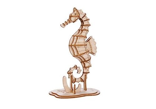 Kikkerland Kikkerland 3D Wooden Puzzle Seahorse