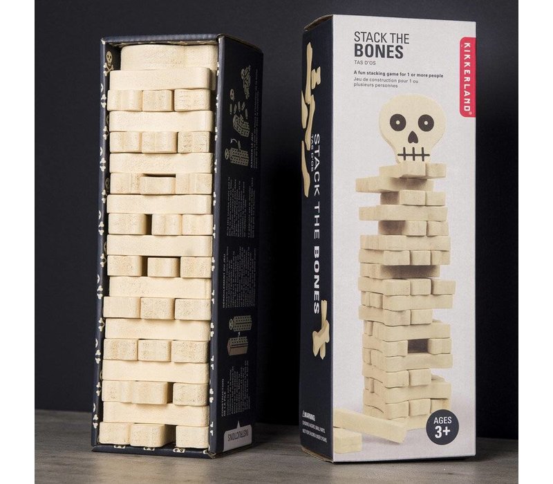 Kikkerland Stack the Bones Game