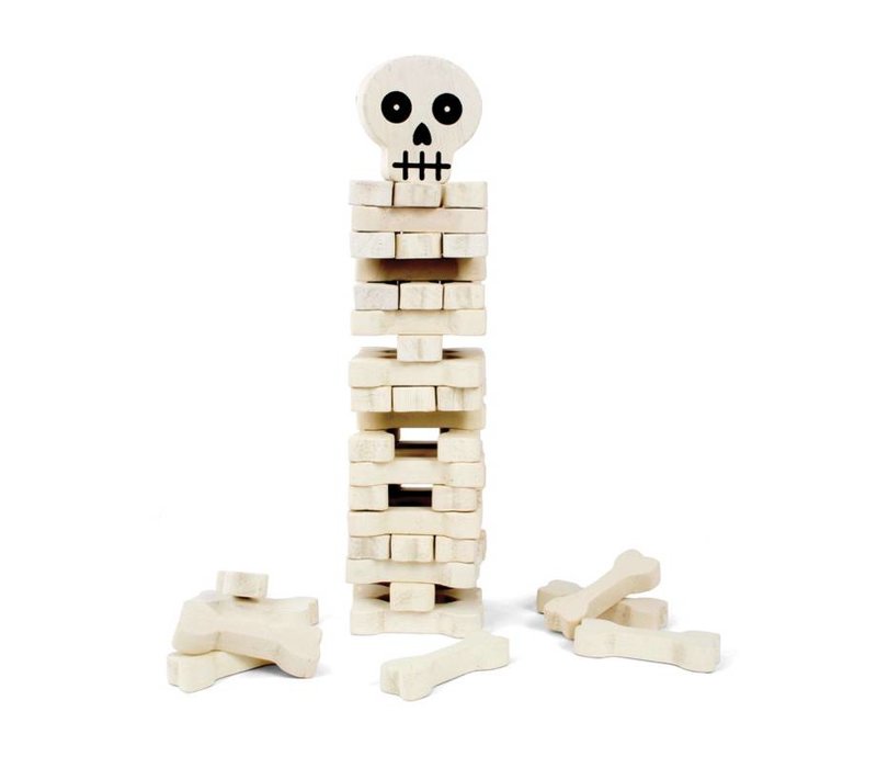 Kikkerland Stack the Bones Game