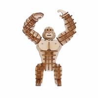 Kikkerland 3D Houten Puzzel Gorilla