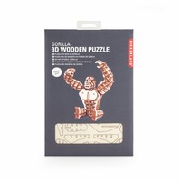 Kikkerland 3D Wooden Puzzle Gorilla