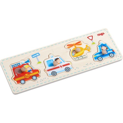 Haba Clutching Puzzle Rescue Vehicles 