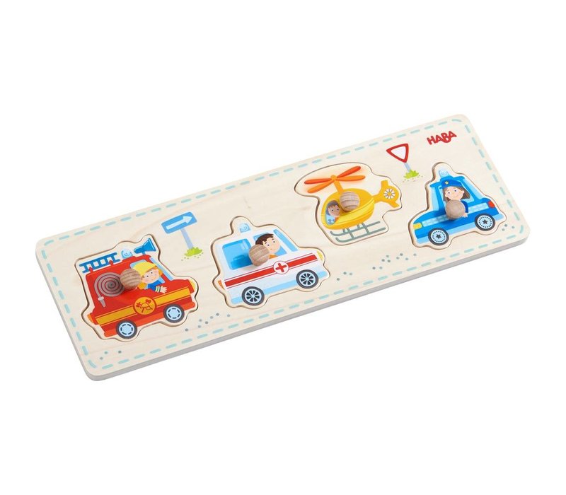 Haba Puzzle Véhicules D'urgence