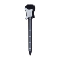 Kikkerland Stylo Guitare Rouge & Noir