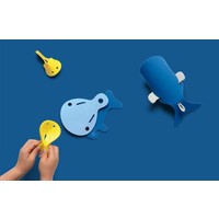 Quutopia Set Puzzle Bain 3D Baleines