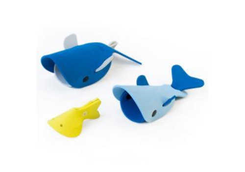 Quut Quutopia 3D Bath Puzzle Set Deep Sea Whales