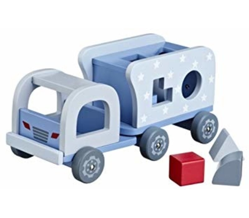 Kids Concept Houten Vrachtwagen & Vormenspel