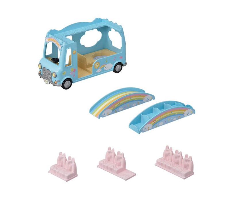 Sylvanian Families Bus Bébé Arc-En-Ciel