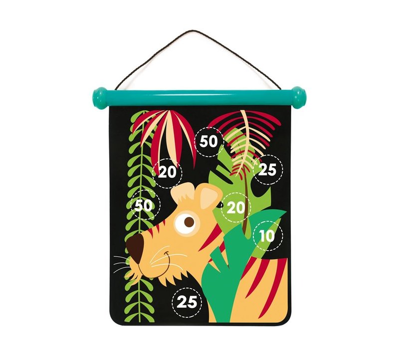 Scratch Jeu de fléchettes magnétiques 'Jungle tropicale' Medium