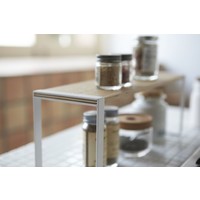 Yamazaki Kitchen Rack Tosca Wide White