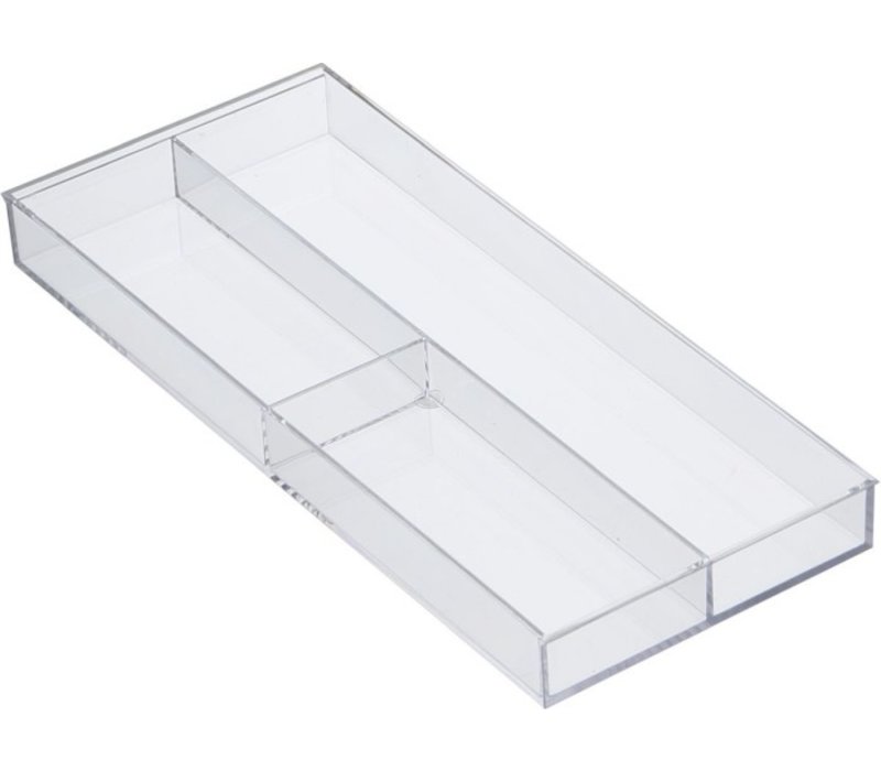 Yamazaki Extendable Cutlery Tray Tower White