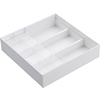 Yamazaki Yamazaki Extendable Cutlery Tray Tower White