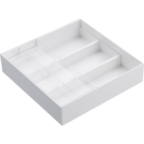 Yamazaki Extendable Cutlery Tray Tower White 