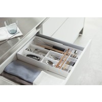 Yamazaki Extendable Cutlery Tray Tower White