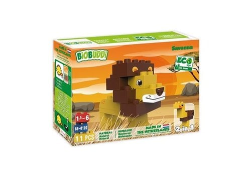 Biobuddi Biobuddi Blocs de Construction Wildlife Savane 11 pcs