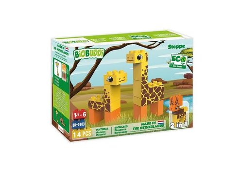 Biobuddi Biobuddi Wildlife Steppe Blokkenset 14 st