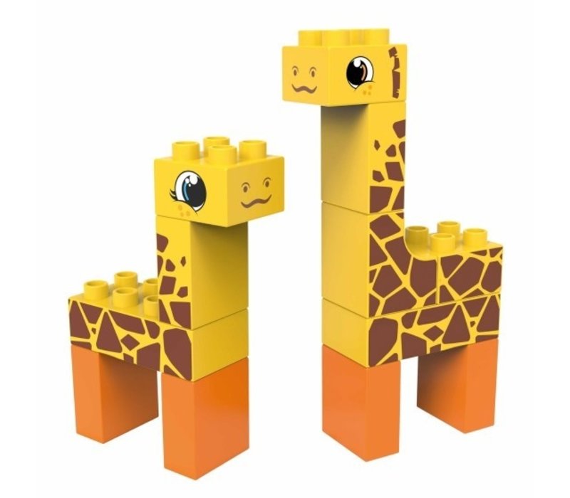 Biobuddi Building Blocs  Wildlife Steppe 14 pcs