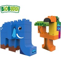 Biobuddi Wildlife Jungle Building Blocks Set 27 pcs