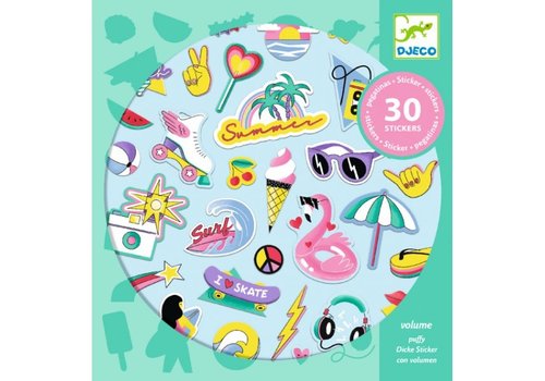 Djeco Djeco Stickers Volume California 30 pcs