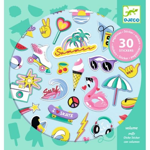 Djeco  Puffy Stickers Californië 30 st 