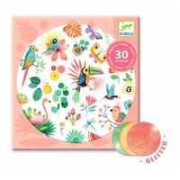 Djeco  Glitter Stickers Paradijs 30 st