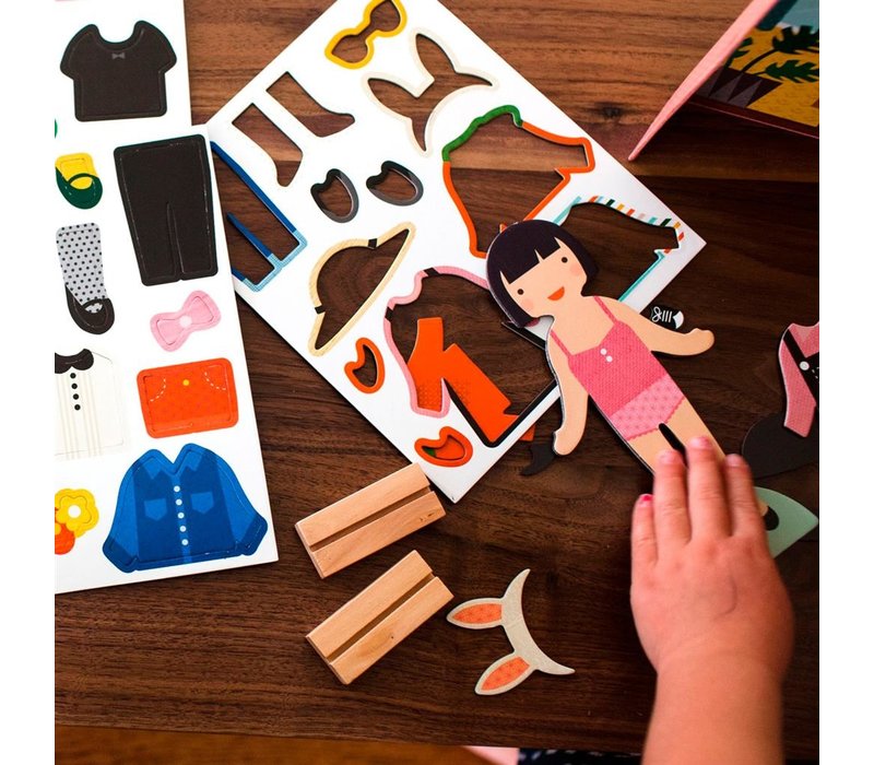 Petit Collage On-The-Go Magnetic Play Set: Little Travelers