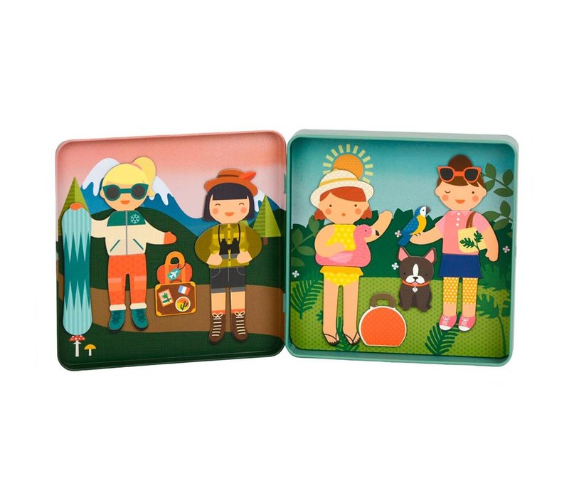 Petit Collage Magnetisch Spel On-The-Go: Little Travelers