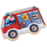 Haba Clutching Puzzle Fire Engine