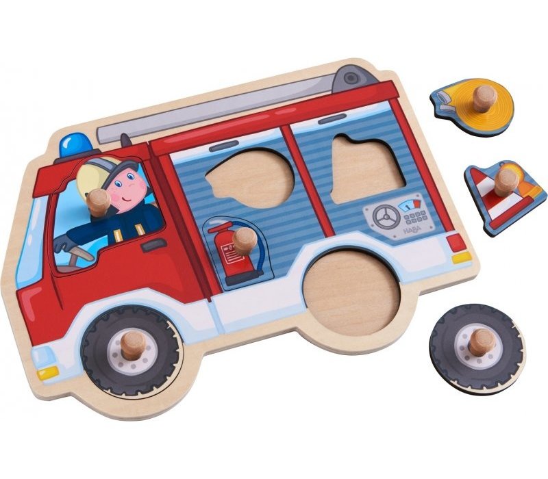 Haba Puzzle Camion de Pompiers