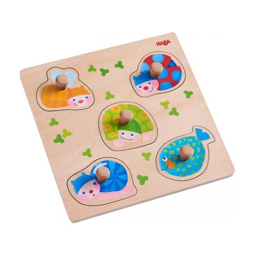Haba Clutching Puzzle Colourful Animals 