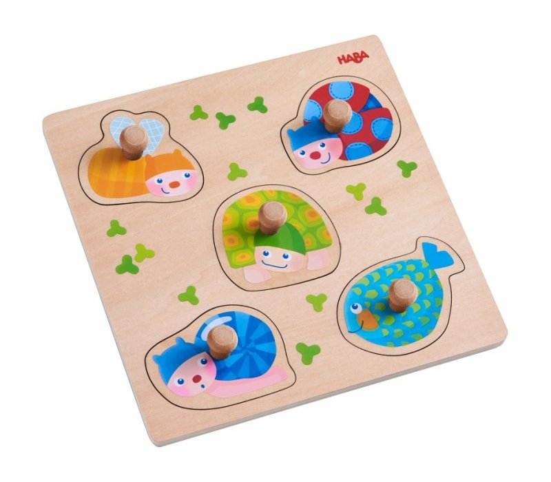 Haba Clutching Puzzle Colourful Animals