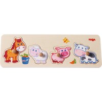 Haba Clutching Puzzle Baby Farm Animals