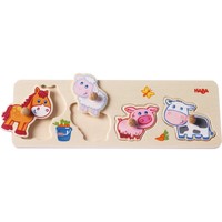 Haba Clutching Puzzle Baby Farm Animals