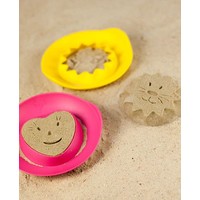 Quut Sand Mould Heart Yellow