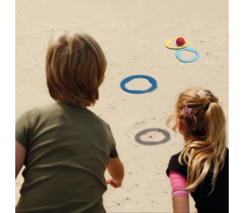 Quut Ringo Petanque Spel 6 Ringen + 1 Bal