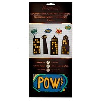 Great Pretenders Superhero Static Cling Wall Decoration