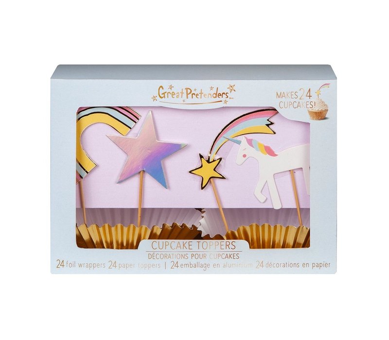 Great Pretenders Décorations Cupcake Licorne