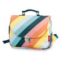 Engel School Bag Stripe Rainbow Small