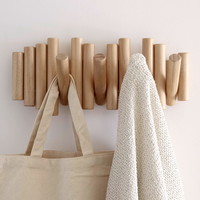 Umbra Picket 5 Hook Bois Naturel