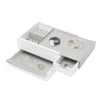 Umbra Stowit Jewelry Box Grey/White