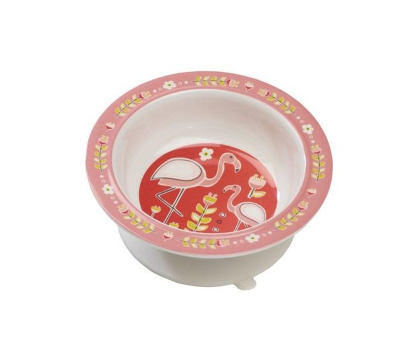 Sugarbooger Suction Bowl Flamingo