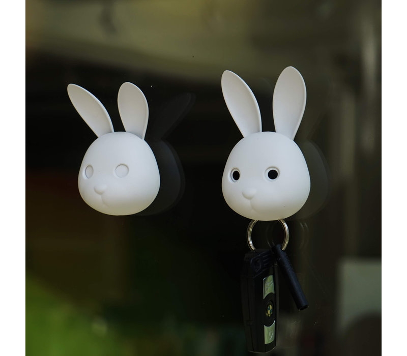 Qualy Bella Bunny Key Holder White