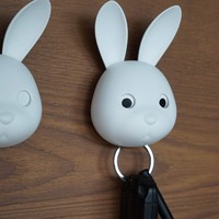 Qualy Bella Bunny Key Holder White