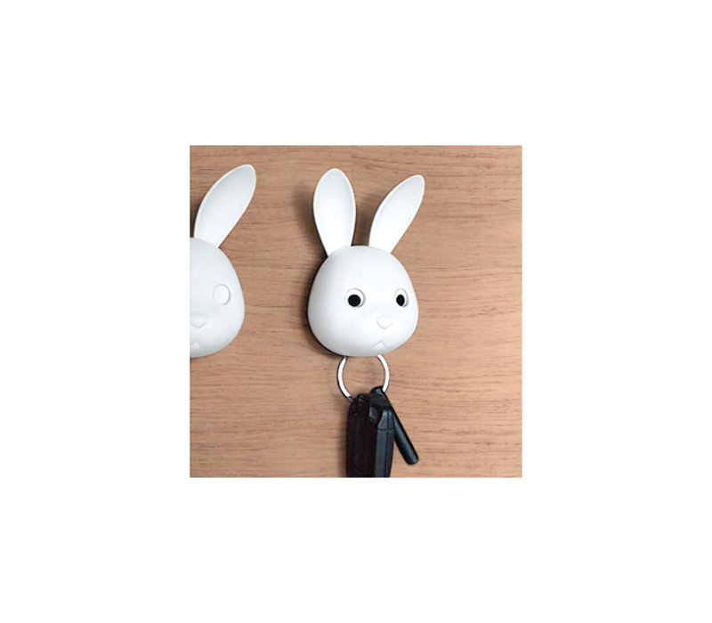 Qualy Bella Bunny Sleutelhanger Wit